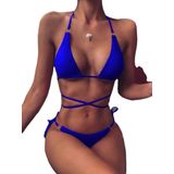 Deep Beach Ip ve Halka Detaylı Bikini Takım - 34 - Saks