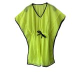 DEEP BEACH NEON SARI BELİ BÜZGÜLÜ FİLE PAREO NEON SARI 38