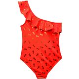 DEEP BEACH NEON TURUNCU VARAK BASKILI KIZ ÇOCUK MAYO DB200619CM NEON TURUNCU 8-9 Yaş