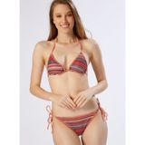Deep Beach Özel Örgü Kumaş Ipli Bıkını Takım DB20099BT - 34 - Tarçın