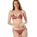 Deep Beach Özel Örgü Kumaş Ipli Bıkını Takım DB20099BT - 36 - Tarçın