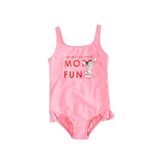 DEEP BEACH PULLU BALIK İŞLEMELİ KIZ ÇOCUK NEON PEMBE MAYO DB200530CM NEON PEMBE 5-6 Yaş