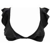 DEEP BEACH SİYAH FIRFIRLI KAPLI BIKINI ÜSTÜ DB200060BU SİYAH 40