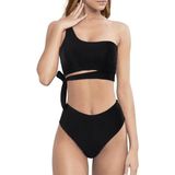 Deep Beach Siyah Yandan Bağlamalı Bikini Takım DB200706BT - 34