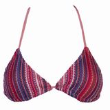 DEEP BEACH TARÇIN ÖZEL ÖRGÜ KUMAŞLI KAPLI ÜÇGEN BIKINI ÜSTÜ DB20099BU TARÇIN 34