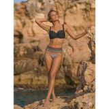 Deep Beach Toparlayıcı Bikini Üst, Yüksek Bel Bikini Takım - 46 - Çok Renkli