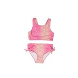DEEP BEACH Yıldız baskılı kız çocuk bikini takım DB200737BT BASKILI 9-10 Yaş