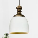 Deep Beyaz Eskitme Knob Başlık Tekli Avize Sarkıt Salon Mutfak Butik Lamba Aydınlatma Avizeler