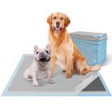 DEEP DEAR Rahat Delikli Filmli Kömür Yavrusu Pedleri, Aktif Karbon Köpek Pedleri Ekstra Büyük 28"x34", Köpekler için Sızdırmaz Pee Pedleri, Yavru Köpekler için Süper Emici Evcil Hayvan Eğitim Pedleri