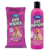 Deep Fresh 500 ml Pet Şampuanı + Pet Wipes 30 Yaprak Temizleme Mendili
