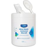 Deep Fresh Alkollü Antiviral ve Antibakteriyel Islak Mendil Hijyen Kovası 500 Yaprak