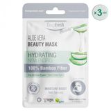 Deep Fresh Aloe Vera Nemlendirici Nem Takviyesi Kagit Yuz Maskesi 3 Adet