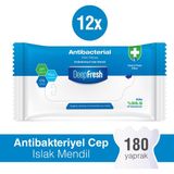Deep Fresh Antibakteriyel Islak Cep Mendili 12 x 15 Yaprak