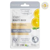 Deep Fresh C Vitamini Aydinlatici Ve Canlandirici Kagit Yuz Maskesi 3 Adet