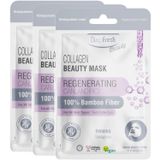 Deep Fresh Collagen Canlandırıcı ve Sıkılaştırıcı Kağıt Yüz Maskesi 3 adet