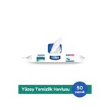 Deep Fresh İz Bırakmaz Mop Uyumlu Yer Temizleme Havlusu 50 Yaprak | Beyaz Sabun Kokulu | Karbonat, Beyaz Sirke