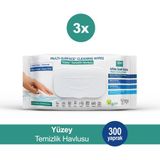 Deep Fresh Yüzey Temizlik Havlusu 100 Lü Beyaz Sabun Kokulu x 3 Adet