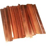 Deep Makina Bakır Rulo Tavlı (Yumuşak) Sac, Levha 0.05 mm Kalınlığında Sıyırıcı, Plaka, Sentil, Şim 550 x 50 x 0.05 mm - 550 x 50 x 0,05 mm
