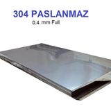 Deep Makina Paslanmaz Levha, 304 Kalite Sac Malzeme, 0.4 mm Kalınlığında, 'sıyırıcı, Rulo, Sentil, Şim' 0.4 x 130 x 585 mm - 130 x 585 x 0.4 mm