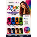Deep Passion Saç Tebeşiri 4'Lü Set Saç Renklendirici Tebeşir Saç Boyama Tebeşiri