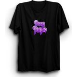 Deep Purple, Purple Font, Rock Metal Tişört - XL - Siyah