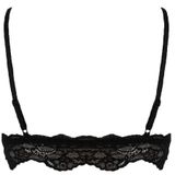 DEEP SECRET SİYAH YAKALARI DANTELLİ MICRO BRALET DS200475BR SİYAH DANTELLİ XS