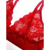 DEEP SECRET YILBAŞI KIRMIZI SIRTI TÜL DETAYLI BRALET DS200451BR KIRMIZI M