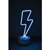 Deep Teknoloji Dokunmatik Parlaklığı Ayarlanabilir Şimşek Neon Led Işıklı Gece Lambası Işıklı Dekoratif Aydınlatma