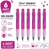 Deep Versatil Kalem Uzay Temalı - Metalik Pembe 6'Lı Paket
