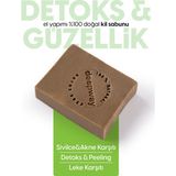 Deep Way Kil Sabunu %100 Doğal El Yapımı Leke Karşıtı Detoks ve Peeling Özelliği