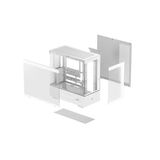 Deepcool Atx Mid Tower Panoramik Temperli Cam Dijital Ekranlı Beyaz Bilgisayar Kasası