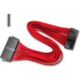 Deepcool EC300-24P-RD 18AWG Fiber 300MM Standart Atx Ps2 Güç Kaynağı Uzatma Kablosu Yüksek Kaliteli - Renkli