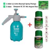 Deepest Sc 25Ml Haşere Ilacı Ve 1, 5 Ltbasınçlı Pompa Pıre, Akrep, Kene, Tahtakurusu, Hamamböceği Için Etkili