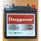 Deeppower 12 Volt 5 Amper Motosiklet AKÜSÜ-ÖLÇÜLER120*62*128 Mm.1,8.kg. 12N5-BS Dikey - Çok Renkli - 1 Adet