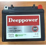 Deeppower 12 Volt 7 Amper Motosiklet Aküsü-Ölçüler 114*71*131 Mm. - 2,3 kg 12N7L-BS Dikey - Çok Renkli - 1 Adet