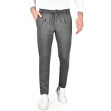 Deepsea Beli Lastikli Slim Fit Likralı Duble Paça Penye Spor Pantolon 2502385 - 32 - Füme