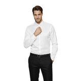Deepsea Beyaz Slim Fit Erkek Gömlek Kolay Ütülenen Nefes Alan Kumaş, Dört Mevsim Şıklık 2608515
