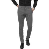 Deepsea Erkek Antrasit Modern Fit Likralı Kumaş Pantolon Günlük & Ofis Kullanımı 2602020 - 32