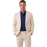 Deepsea Erkek Bej Slim Fit Likralı Gofre Kumaş Takım Elbise Ipli Lastikli Pantolon 2602326 - 6 Drop - 50