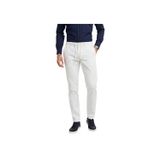 DeepSEA Erkek Beyaz Esnek Kumaş Slim Fit Beli Lastikli Günlük Spor Pantolon 2601070