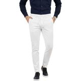 Deepsea Erkek Beyaz Likralı Beli Lastikli & Ipli Dar Kesim Şık Kumaş Pantolon 2600572 - 33