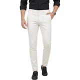 Deepsea Erkek Beyaz Modern Fit Likralı Kumaş Pantolon Günlük & Ofis Kullanımı 2602020 - 34