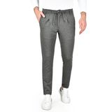 DeepSEA Erkek Füme Beli Lastikli Slim Fit Likralı Duble Paça Penye Spor Pantolon 2502385