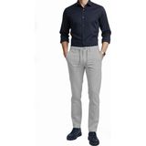 Deepsea Erkek Gri Esnek Kumaş Slim Fit Beli Lastikli Günlük Spor Pantolon 2601070 - 30