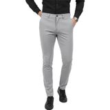 DeepSEA Erkek Gri Modern Fit Likralı Kumaş Pantolon Günlük & Ofis Kullanımı 2602020