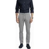 Deepsea Erkek Koyu Gri Esnek Kumaş Slim Fit Beli Lastikli Günlük Spor Pantolon 2601070 - 36