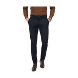 Deepsea Erkek Koyu Lacivert Modern Fit Likralı Kumaş Pantolon Günlük & Ofis Kullanımı 2602020 Koyu Lacivert