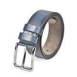DeepSEA Erkek Lacivert 4 cm Eninde Nokta Desenli Suni Deri Kemer 2402610