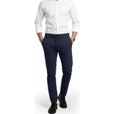 DeepSEA Erkek Lacivert Likralı Gofre Kumaş Beli Lastikli İpli Slim Fit Günlük Pantolon 2600650