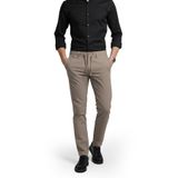 DeepSEA Erkek Likralı Gofre Kumaş Beli Lastikli İpli Slim Fit Günlük Pantolon 2600650